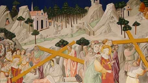 Legende de la Sainte Croix Santa Croce Florence