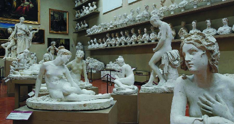 Sculptures Galerie Académie Florence