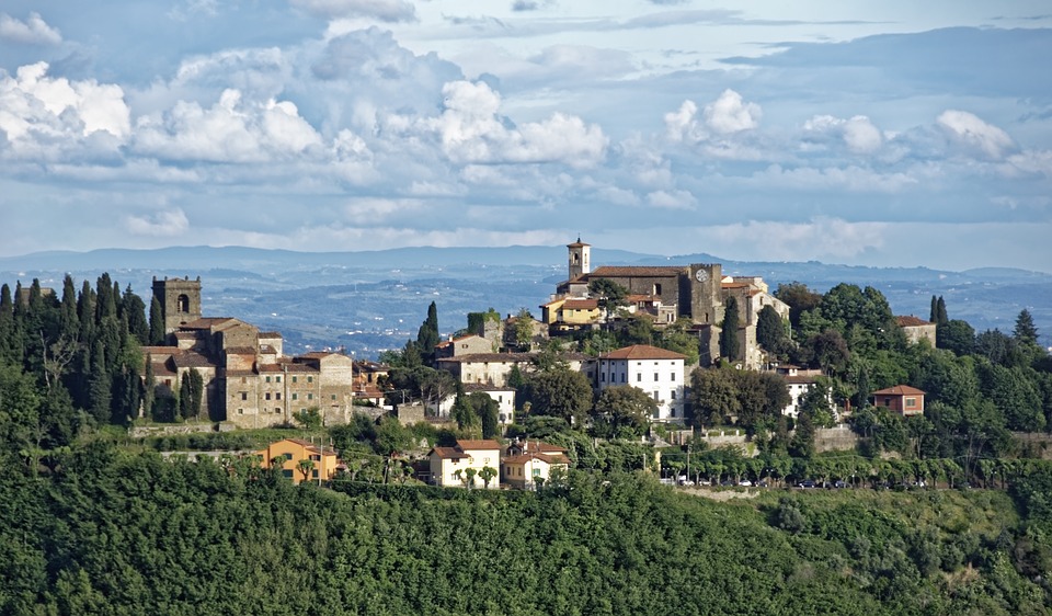 Vue de Toscane colline