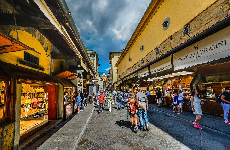 Florence bagages shopping